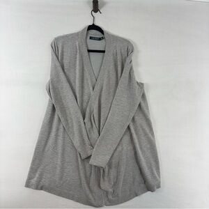Lauren Ralph‎ Lauren Gray Wrap Cardigan 1217